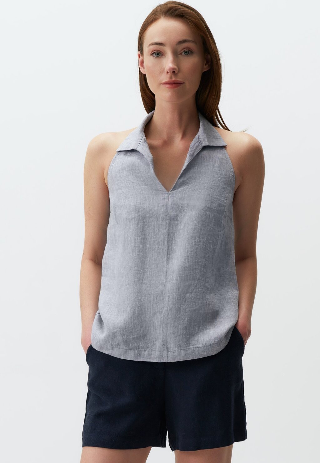 Блуза TIED AT THE NECK Jimmy Key, цвет Mottled Blue
Блуза TIED AT THE NECK Jimmy Key, цвет Mottled Blue