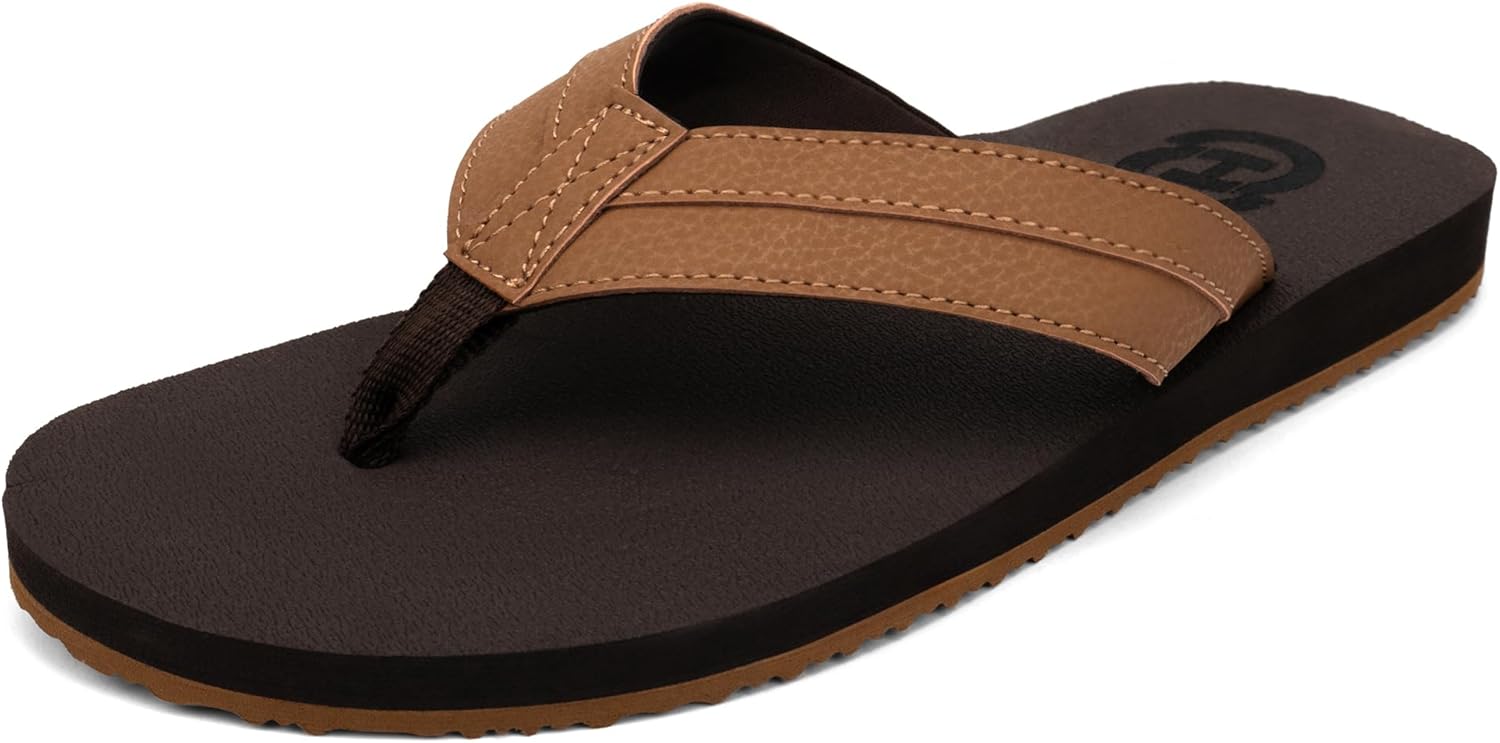 Мужские шлепанцы ChayChax с поддержкой свода стопы, комфортные пляжные вьетнамки с ультракомфортной стелькой, коричневый
Мужские шлепанцы ChayChax с поддержкой свода стопы, комфортные пляжные вьетнамки с ультракомфортной стелькой, коричневый