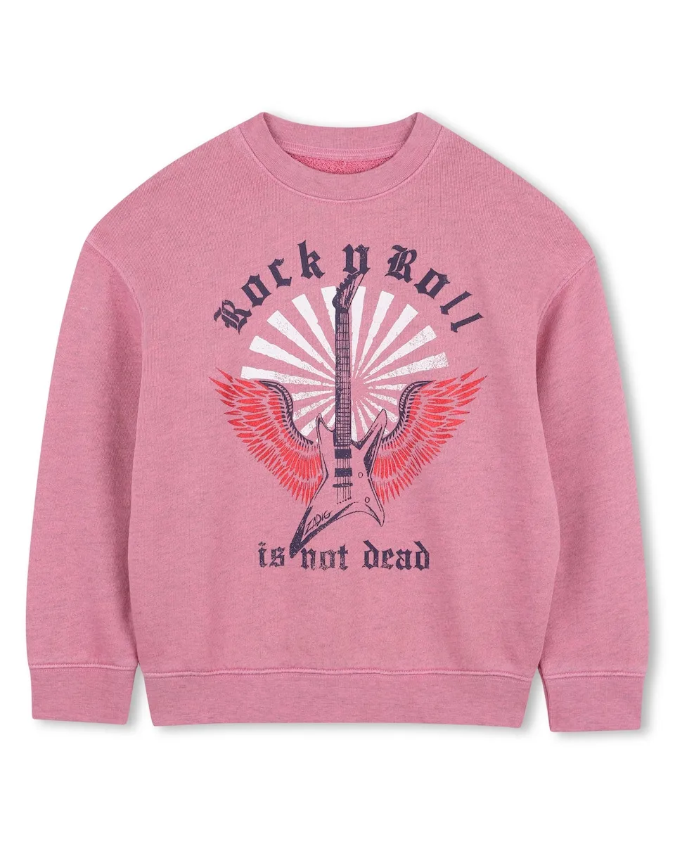 Детская толстовка с длинным рукавом Zadig & Voltaire, розовый
Детская толстовка с длинным рукавом Zadig & Voltaire, розовый