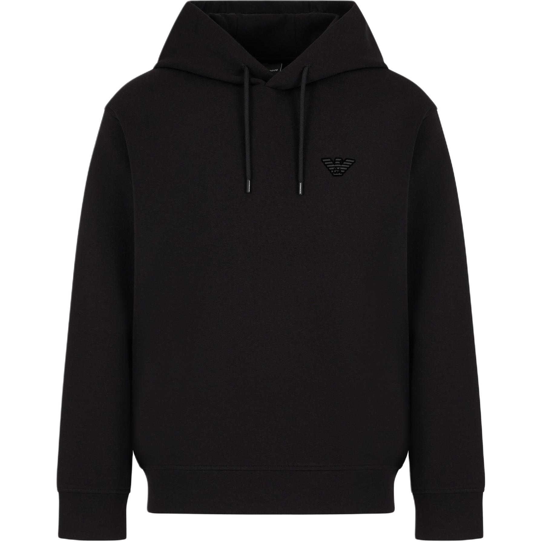 Худи с вышитым логотипом и шнурком EMPORIO ARMANI, черный
Худи с вышитым логотипом и шнурком EMPORIO ARMANI, черный