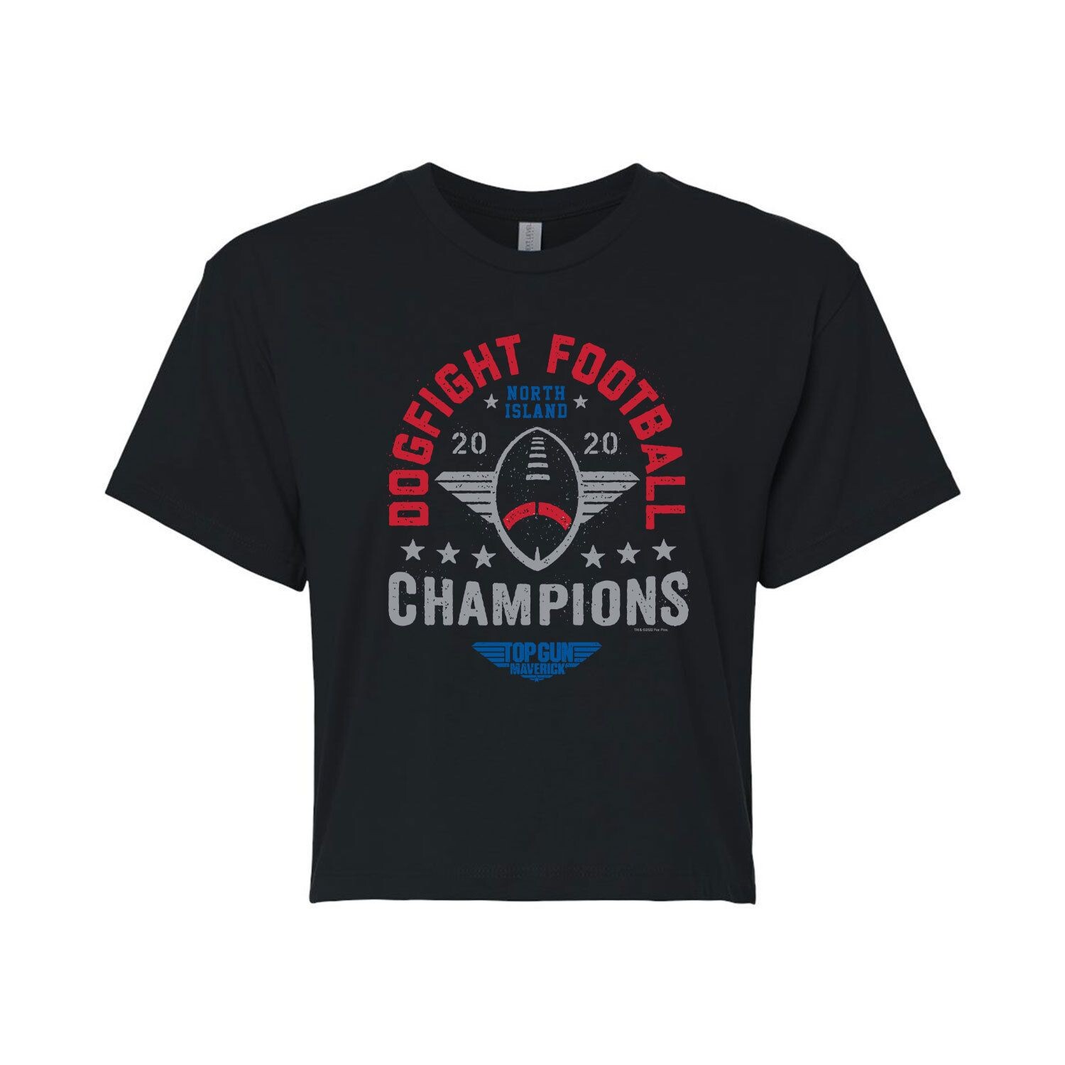 Укороченная футболка с рисунком для юниоров Top Gun "Dogfight Football" Licensed Character
Укороченная футболка с рисунком для юниоров Top Gun "Dogfight Football" Licensed Character