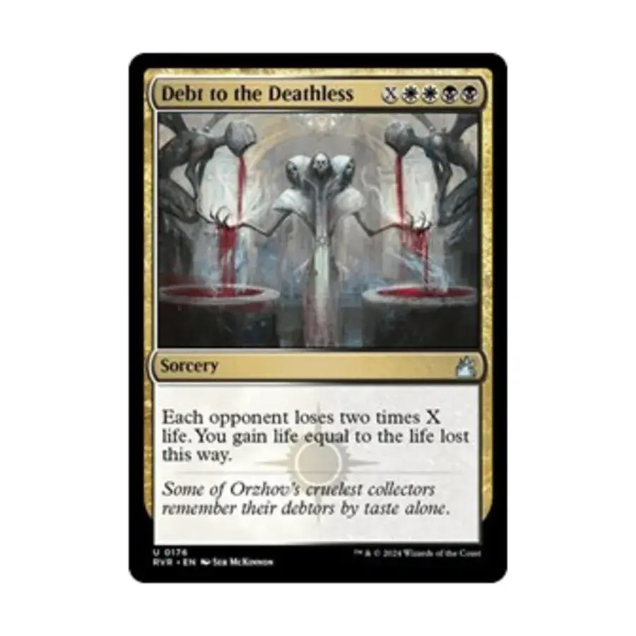 CCG Долг Бессмертным (U), MTG - Ravnica Remastered
CCG Долг Бессмертным (U), MTG - Ravnica Remastered