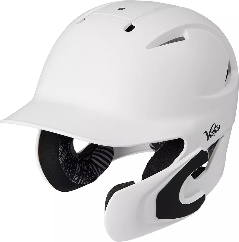 Бейсбольный шлем Victus для взрослых PureFit с универсальной защитой челюсти, белый
Бейсбольный шлем Victus для взрослых PureFit с универсальной защитой челюсти, белый