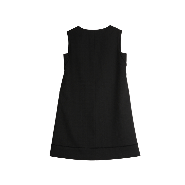 ELLE Женское черное платье без рукавов с V-образным вырезом, средней длины
ELLE Женское черное платье без рукавов с V-образным вырезом, средней длины