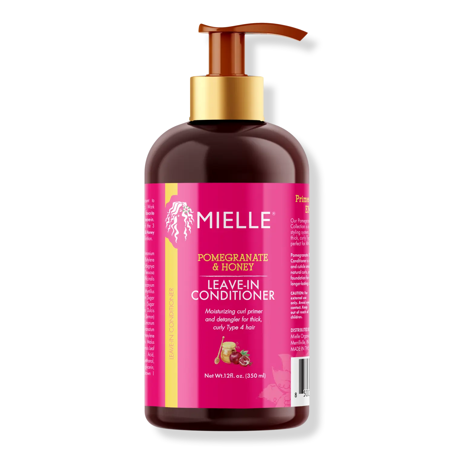 Несмываемый кондиционер для волос с гранатом и медом Mielle
Несмываемый кондиционер для волос с гранатом и медом Mielle