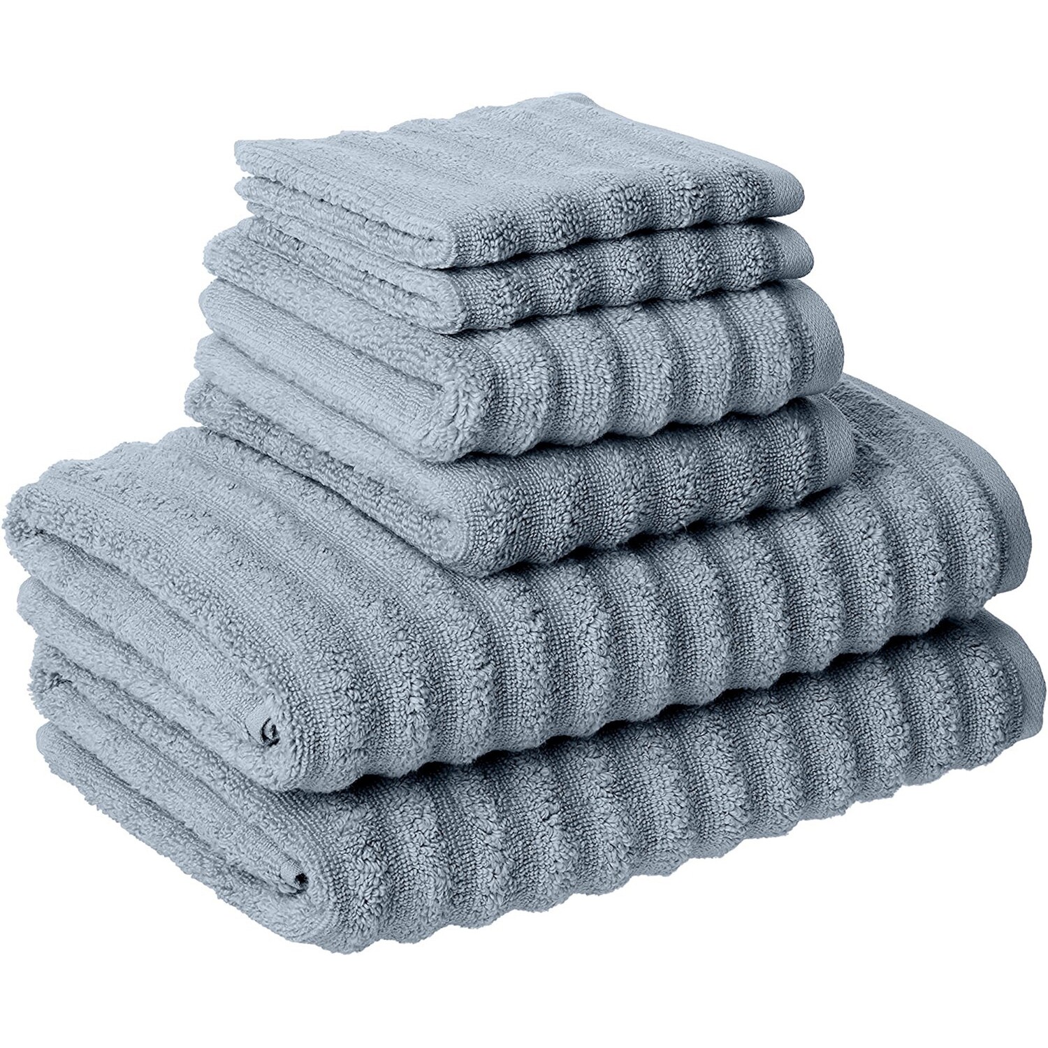 Коллекция Modern Threads Wavy Luxury Spa, набор из 6 быстросохнущих полотенец, цвет Spa Blue
Коллекция Modern Threads Wavy Luxury Spa, набор из 6 быстросохнущих полотенец, цвет Spa Blue