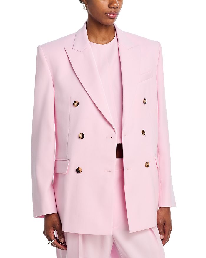 Двубортный блейзер WARDROBE.NYC, розовый
Двубортный блейзер WARDROBE.NYC, розовый