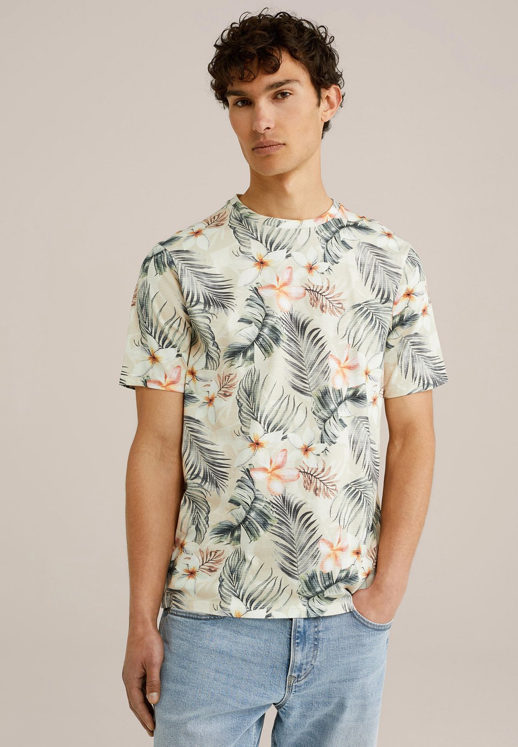 Футболка с принтом WE Fashion, бежевый
Футболка с принтом WE Fashion, бежевый