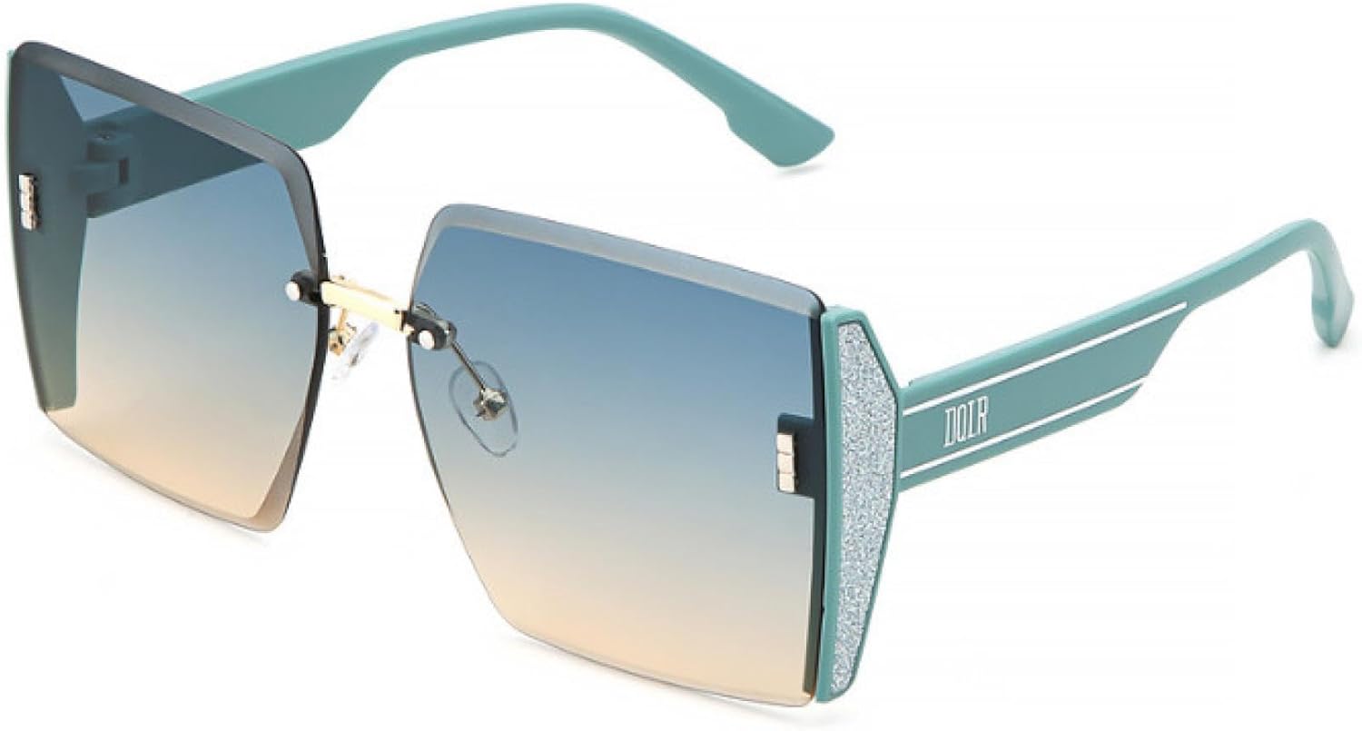 Модные женские солнцезащитные очки без оправы, женские солнцезащитные очки, очки с защитой от УФ-излучения, большие солнцезащитные очки без оправы EHUANDJUE, 908 Printed Logo Green Frame Blue Tea Tablets
Модные женские солнцезащитные очки без оправы, женские солнцезащитные очки, очки с защитой от УФ-излучения, большие солнцезащитные очки без оправы EHUANDJUE, 908 Printed Logo Green Frame Blue Tea Tablets