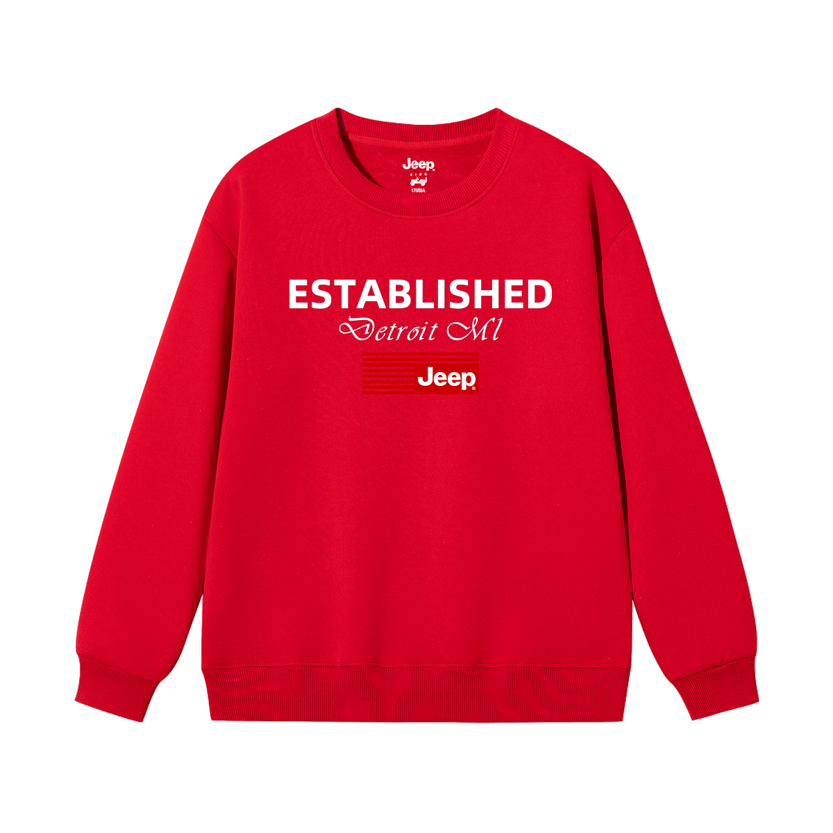 Детская толстовка с круглым вырезом утолщенная Jeep, new year красный fleece-lined
Детская толстовка с круглым вырезом утолщенная Jeep, new year красный fleece-lined