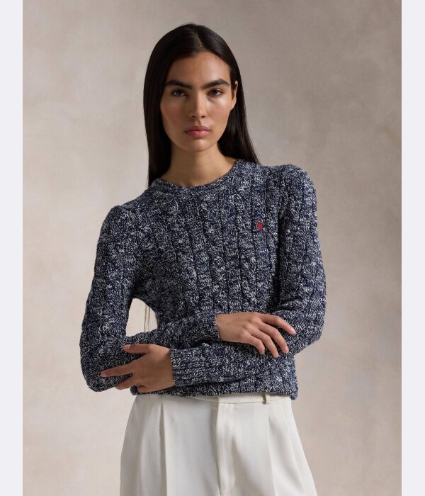 Свитер женский Polo Ralph Lauren вязаный, синий
Свитер женский Polo Ralph Lauren вязаный, синий