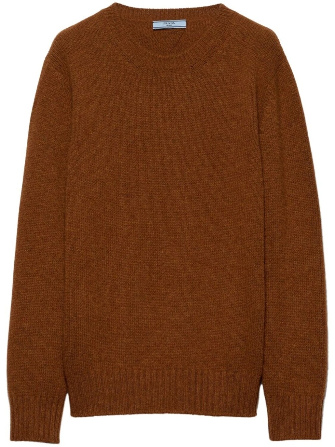 Prada джемпер из шерсти и кашемира с круглым вырезом, коричневый
Prada джемпер из шерсти и кашемира с круглым вырезом, коричневый