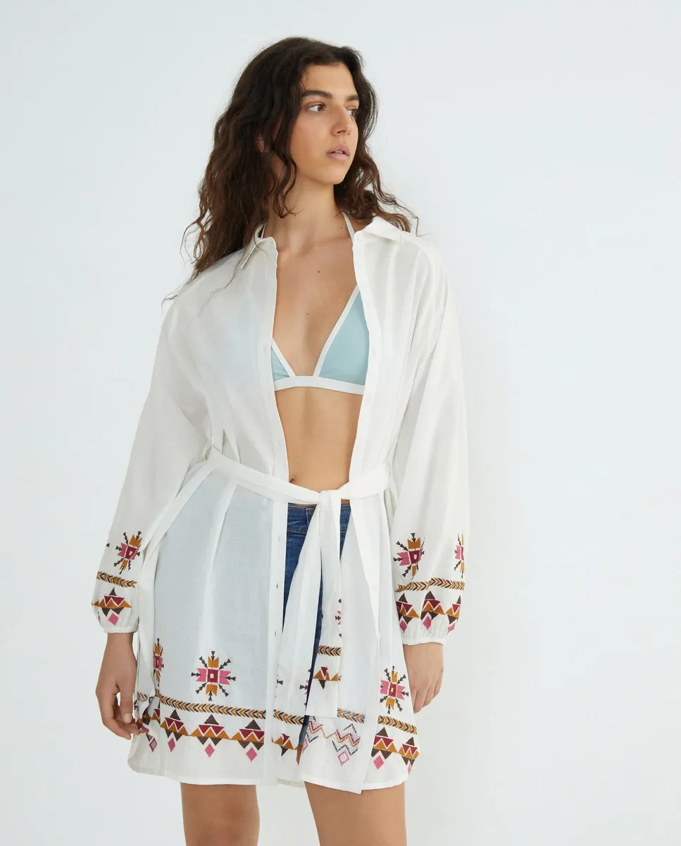 Вышитая кофточка Tintoretto, цвет Crudo
Вышитая кофточка Tintoretto, цвет Crudo