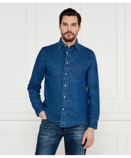 Джинсовая рубашка Regular fit Tommy Hilfiger, синий
Джинсовая рубашка Regular fit Tommy Hilfiger, синий