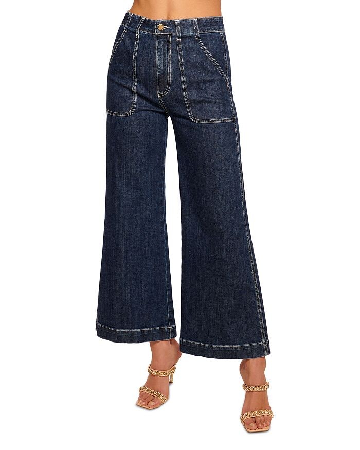 Джинсы Ramy Brook Theodora с высокой посадкой и широкими штанинами до щиколотки Темного цвета, синий
Джинсы Ramy Brook Theodora с высокой посадкой и широкими штанинами до щиколотки Темного цвета, синий