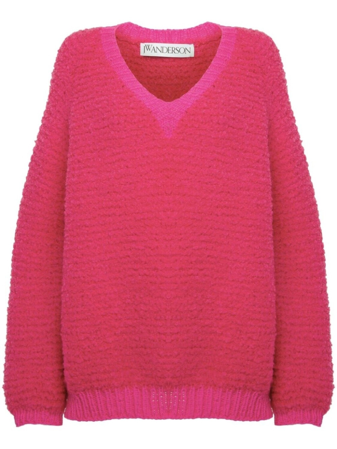 JW Anderson свитер с V-образным вырезом, розовый
JW Anderson свитер с V-образным вырезом, розовый