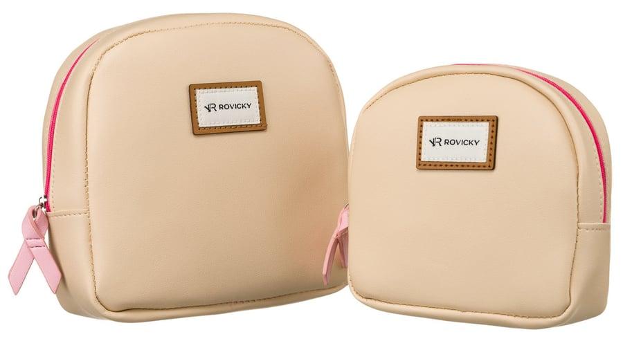 Эко женская косметичка Rovicky набор сумок на молнии, вместительные органайзеры, бежевый
Эко женская косметичка Rovicky набор сумок на молнии, вместительные органайзеры, бежевый