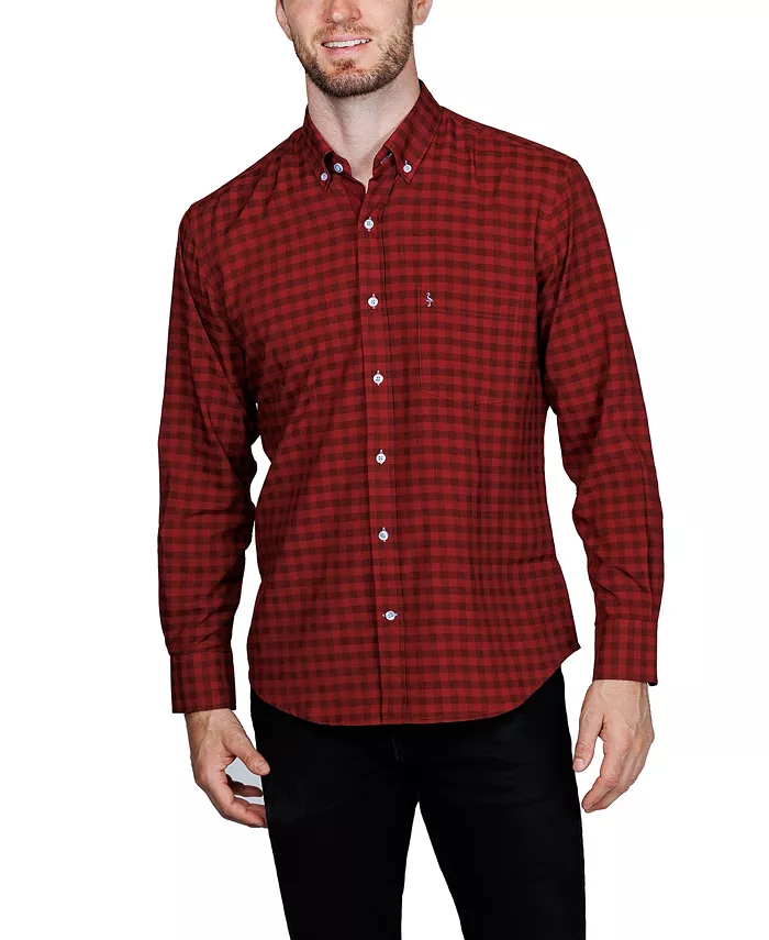 Мужская рубашка с гингем принтом Performance с длинными рукавами Tailorbyrd, красный
Мужская рубашка с гингем принтом Performance с длинными рукавами Tailorbyrd, красный