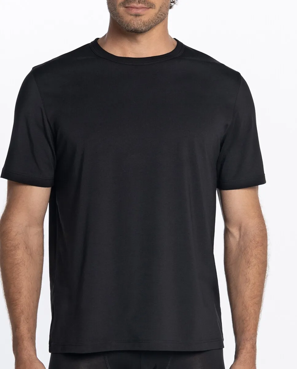 Мужская однотонная футболка с коротким рукавом Punto Blanco, чёрный
Мужская однотонная футболка с коротким рукавом Punto Blanco, чёрный