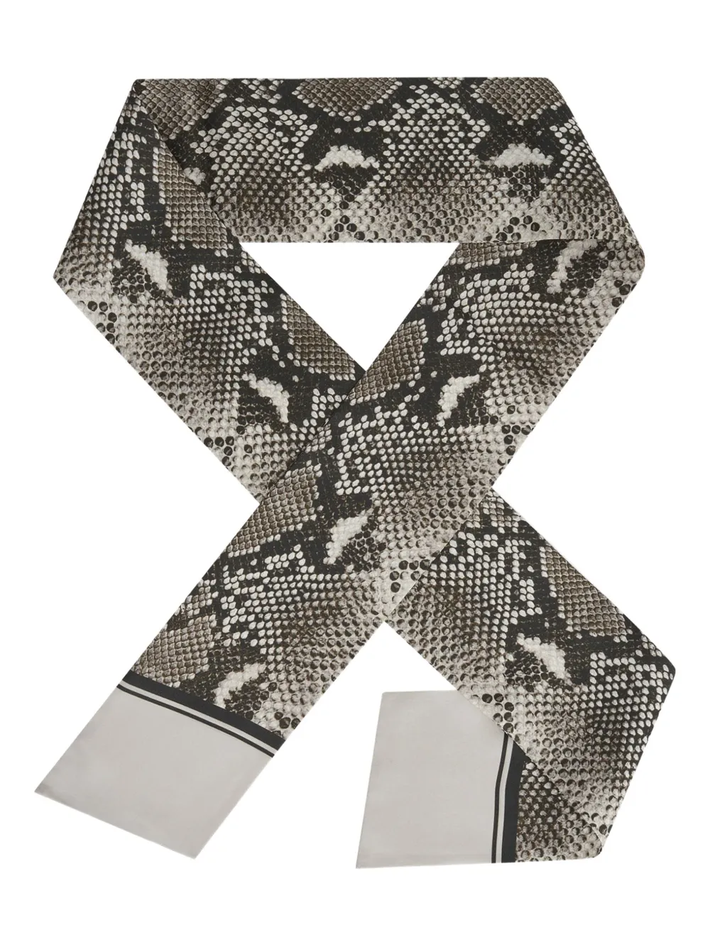 Шарф со змеиным принтом Potamy, коричневый
Шарф со змеиным принтом Potamy, коричневый