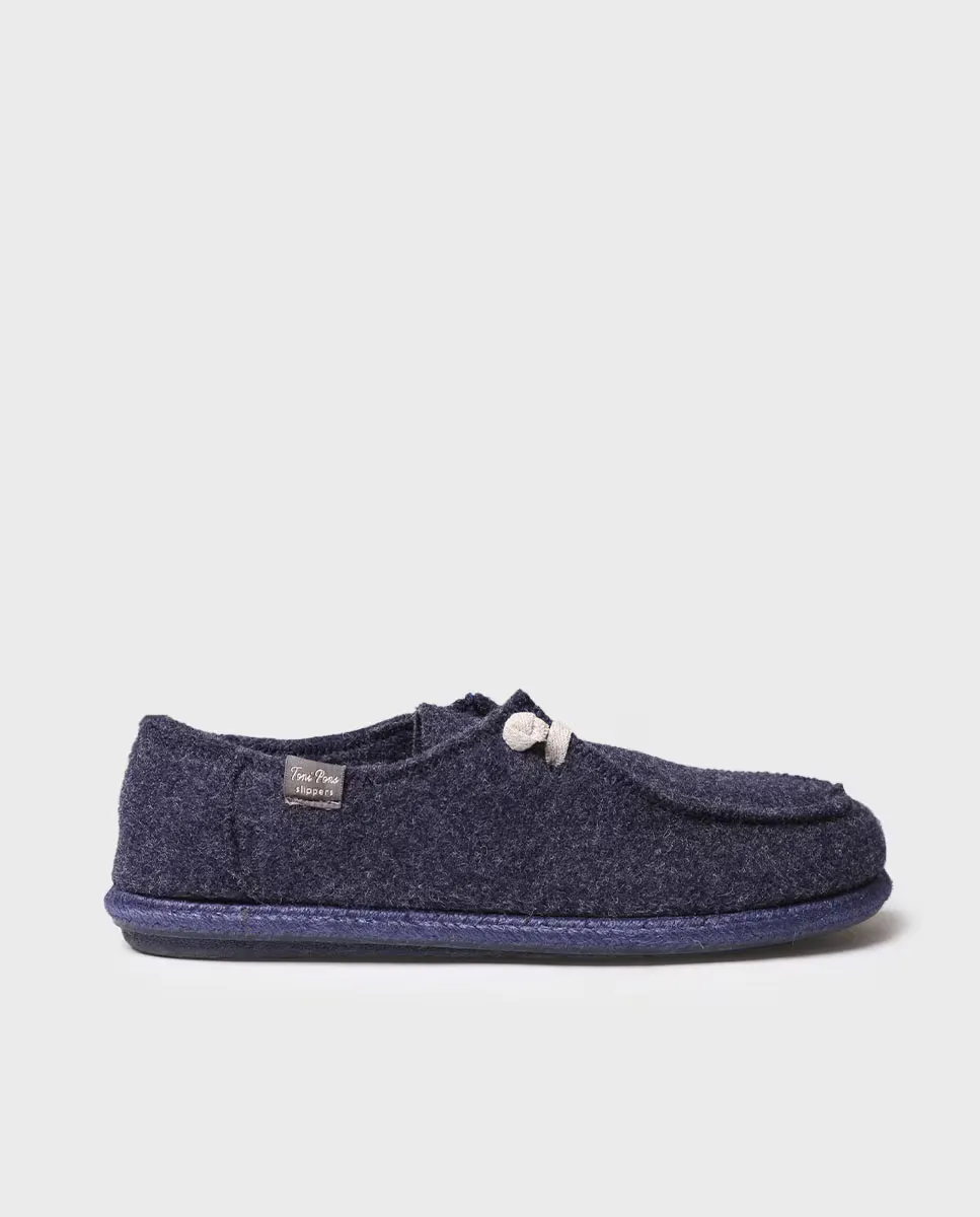 Мужские домашние тапочки из переработанного фетра Toni Pons, темно-синий
Мужские домашние тапочки из переработанного фетра Toni Pons, темно-синий