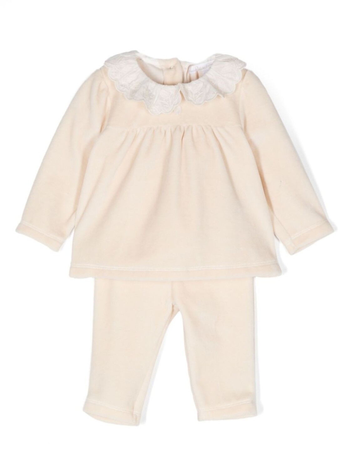 Бархатный комплект из топа и брюк Patachou, нейтральный цвет
Бархатный комплект из топа и брюк Patachou, нейтральный цвет