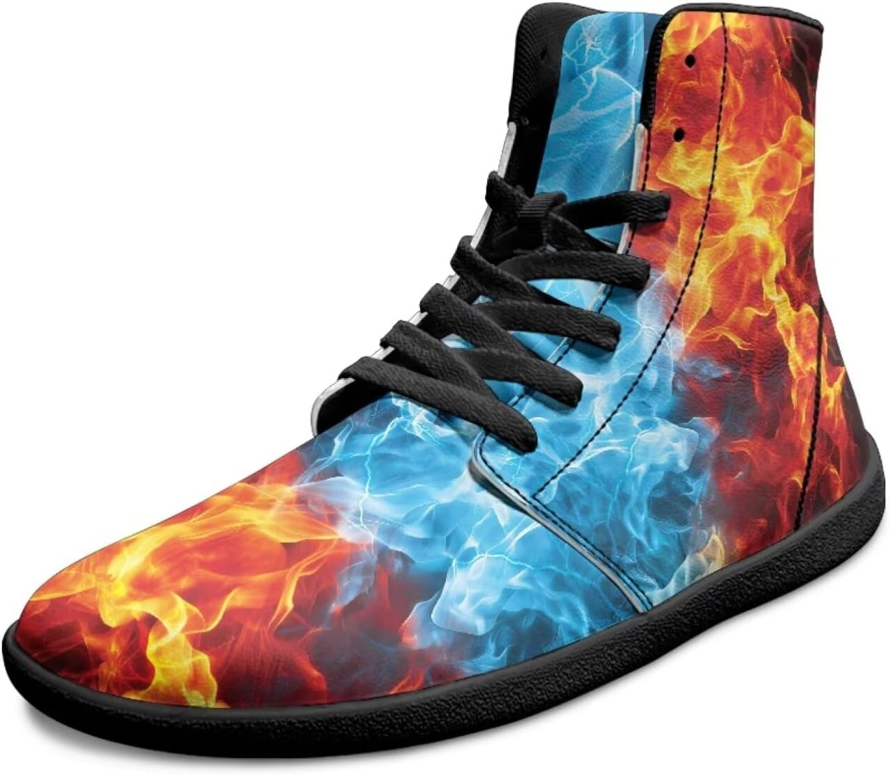 Мужские босоножки Fire Flame из кожи с высоким верхом, кроссовки с широкой носочной частью, обувь для ходьбы с нулевым перепадом и минималистичной подошвой Chririnla, синий
Мужские босоножки Fire Flame из кожи с высоким верхом, кроссовки с широкой носочной частью, обувь для ходьбы с нулевым перепадом и минималистичной подошвой Chririnla, синий