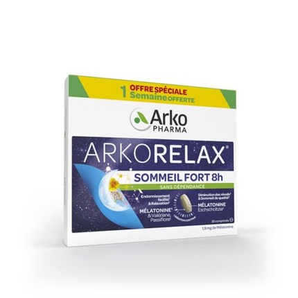 Arkorelax Strong Sleep 8 Hours XL - поможет вам восстановить качественный сон Arkopharma
Arkorelax Strong Sleep 8 Hours XL - поможет вам восстановить качественный сон Arkopharma