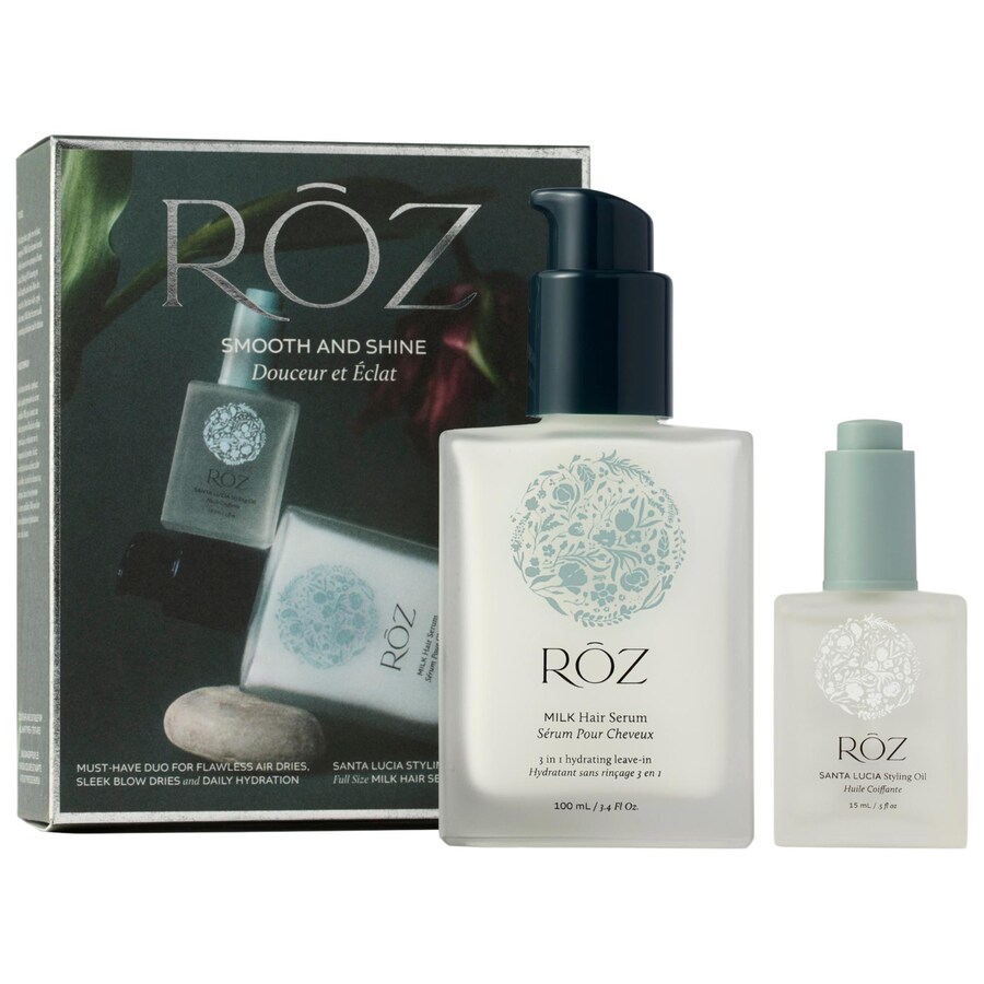 Подарочный набор Масло и сыворотка для волос для гладкости и блеска RŌZ
Подарочный набор Масло и сыворотка для волос для гладкости и блеска RŌZ