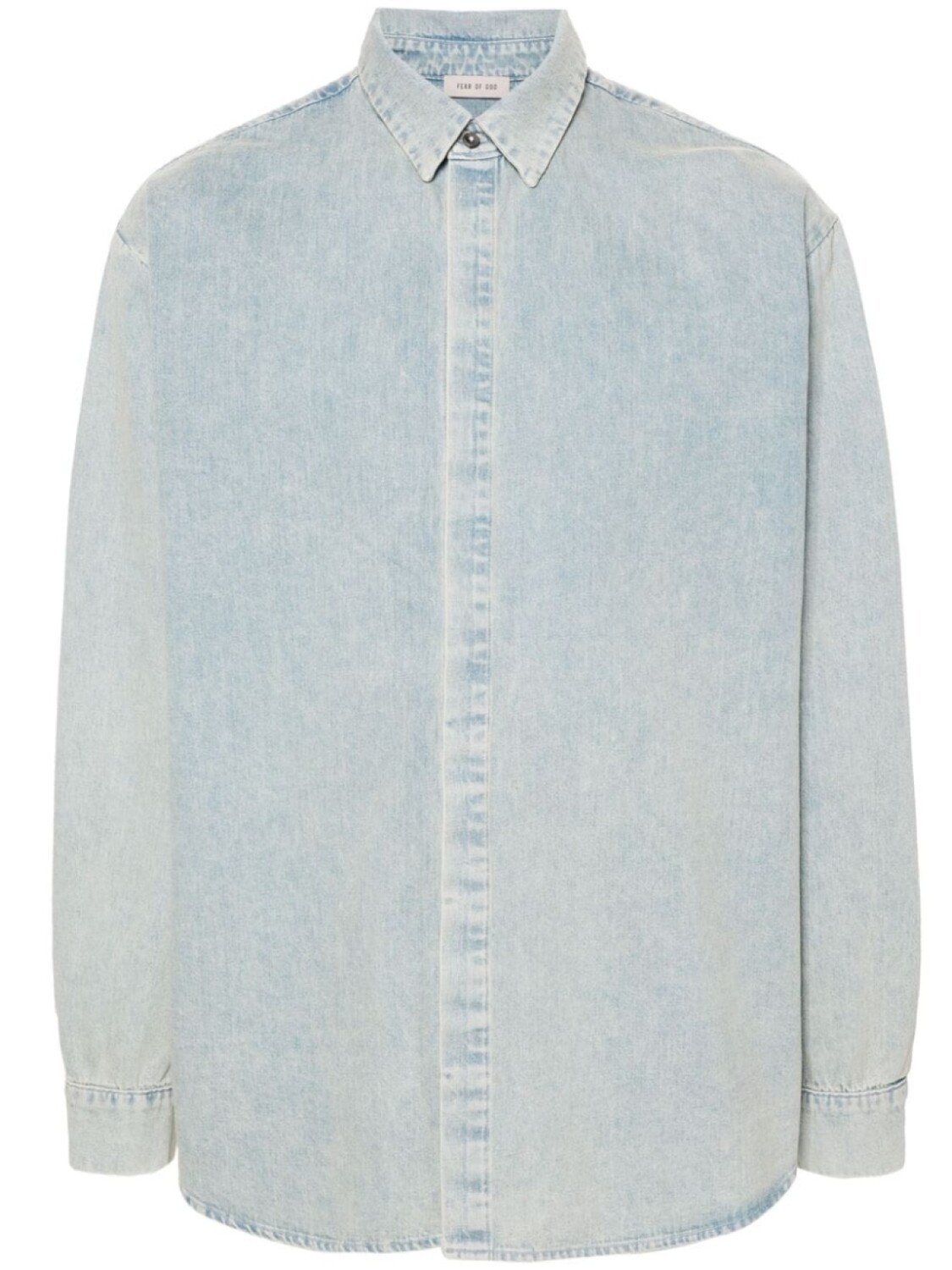 Fear Of God джинсовая рубашка с классическим воротником, синий 
Fear Of God джинсовая рубашка с классическим воротником, синий