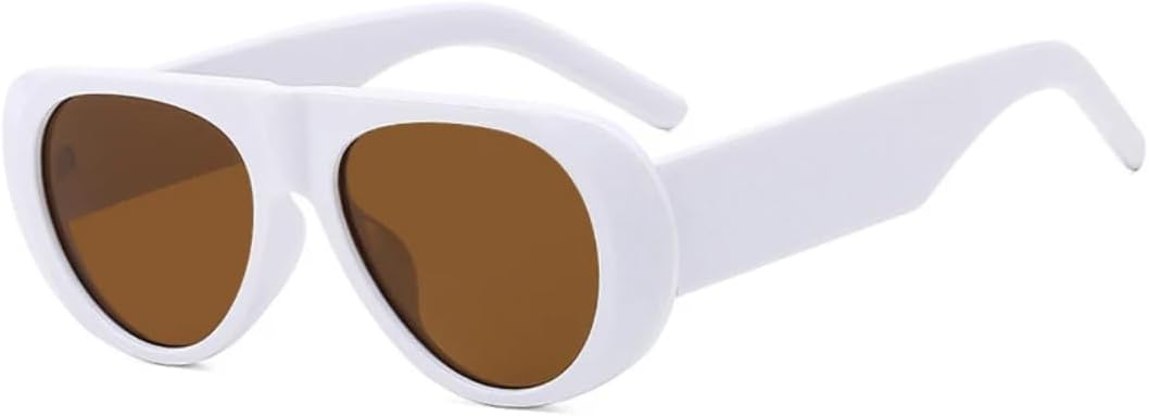 Солнцезащитные очки для мужчин и женщин - защита UV400 - сине-зеленые широкие дужки, цветные линзы, для занятий спортом на открытом воздухе и вождения DSVIGF, White Tea
Солнцезащитные очки для мужчин и женщин - защита UV400 - сине-зеленые широкие дужки, цветные линзы, для занятий спортом на открытом воздухе и вождения DSVIGF, White Tea