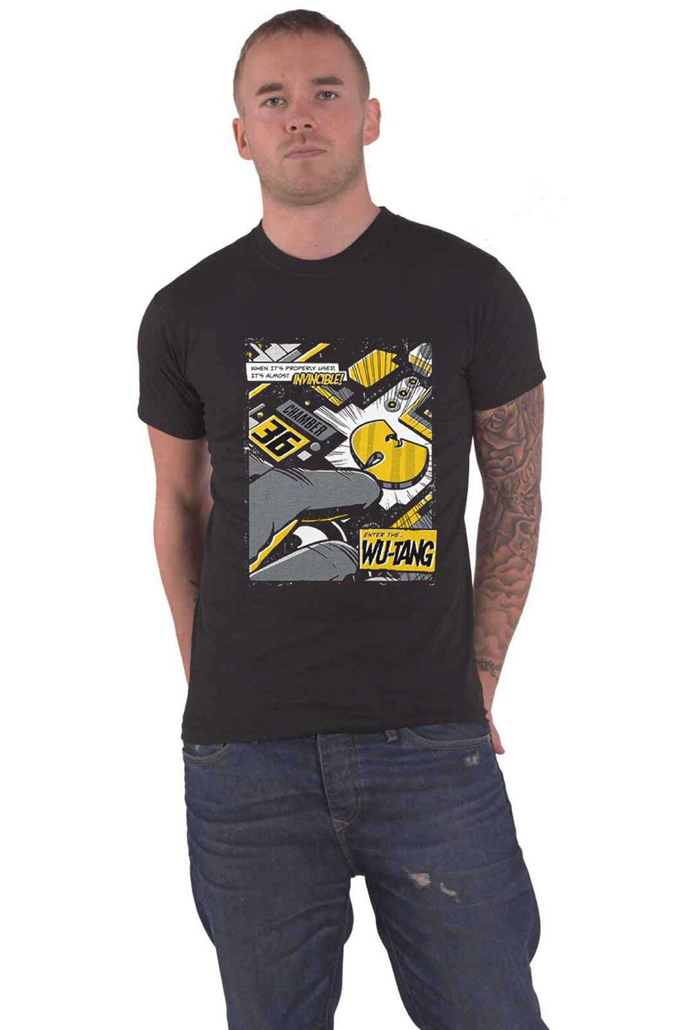 Футболка с логотипом «Непобедимый» Wu Tang Clan, черный
Футболка с логотипом «Непобедимый» Wu Tang Clan, черный