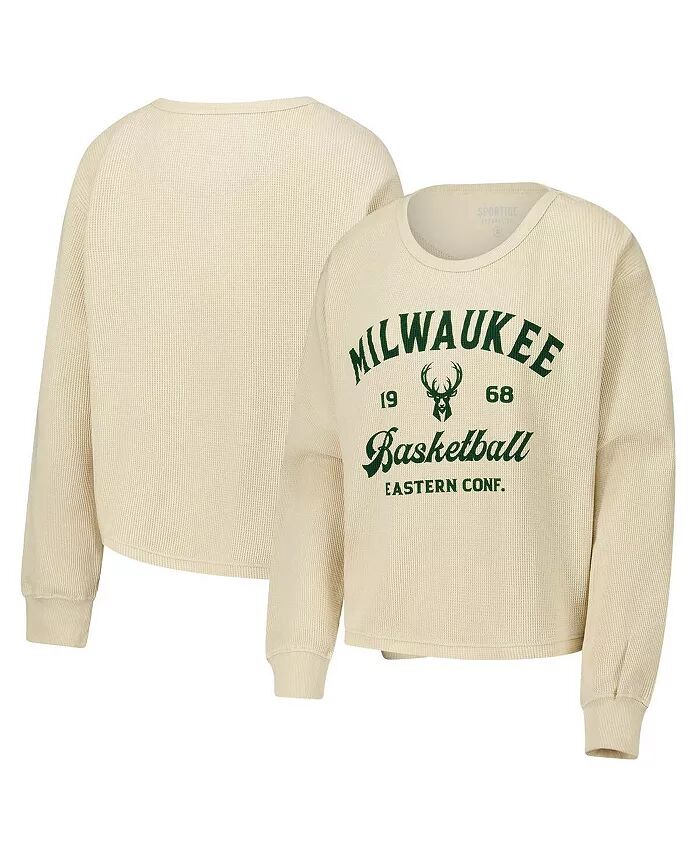 Мужская и женская кремовая футболка Milwaukee Bucks High Country Collection Cullen Waffle Knit с длинным рукавом Sportiqe, Бежевый, Мужская и женская кремовая футболка Milwaukee Bucks High Country Collection Cullen Waffle Knit с длинным рукавом Sportiqe
Мужская и женская кремовая футболка Milwaukee Bucks High Country Collection Cullen Waffle Knit с длинным рукавом Sportiqe, Бежевый, Мужская и женская кремовая футболка Milwaukee Bucks High Country Collection Cullen Waffle Knit с длинным рукавом Sportiqe