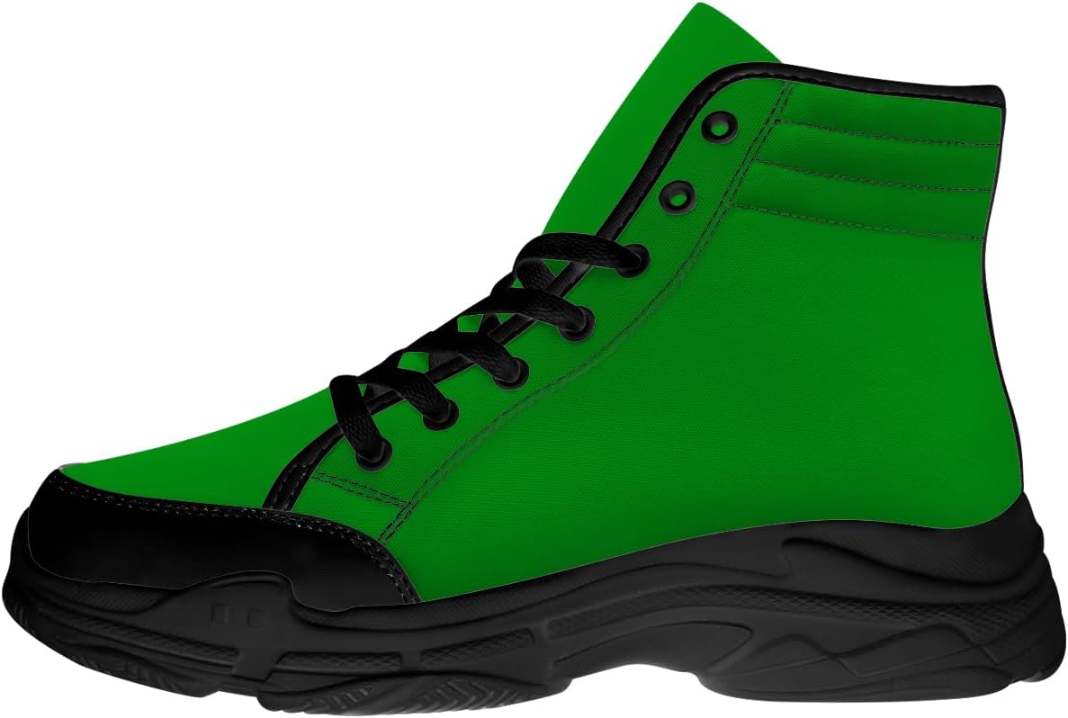 Мужские и женские высокие кеды зеленого цвета, кружевные кеды на платформе из холста, подарки для него и для нее Generic
Мужские и женские высокие кеды зеленого цвета, кружевные кеды на платформе из холста, подарки для него и для нее Generic