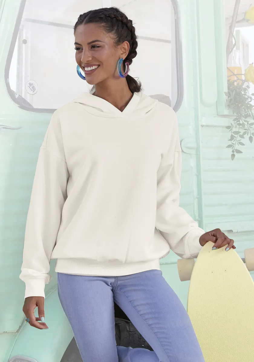 Buffalo Hoodie "толстовка с капюшоном и принтом на спине" и ребристыми манжетами, костюм для отдыха, кремовый
Buffalo Hoodie "толстовка с капюшоном и принтом на спине" и ребристыми манжетами, костюм для отдыха, кремовый