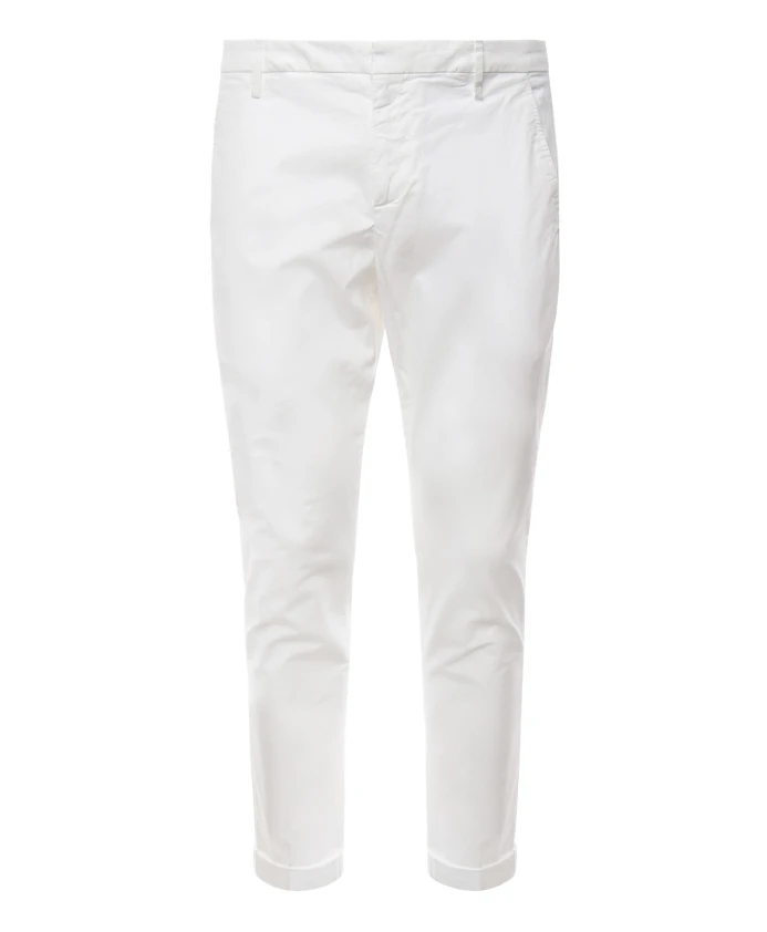 Белые узкие брюки-чинос с карманами Dondup, белый
Белые узкие брюки-чинос с карманами Dondup, белый