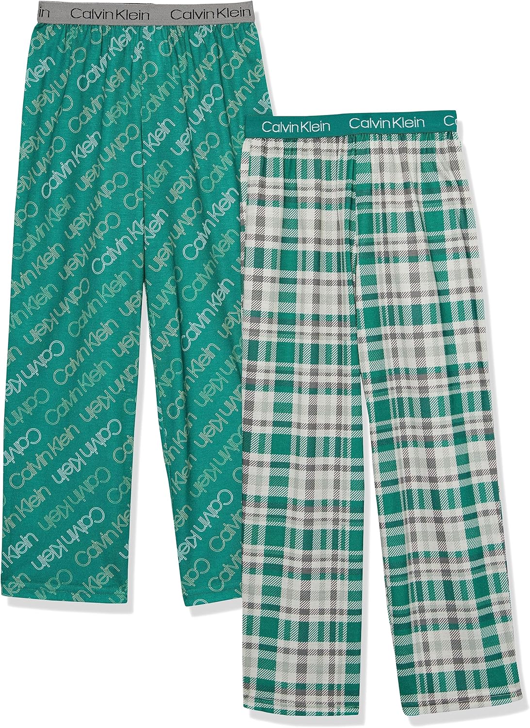 Мягкие пижамные брюки Calvin Klein для мальчиков с микрофиброй, Jade Plaid
Мягкие пижамные брюки Calvin Klein для мальчиков с микрофиброй, Jade Plaid