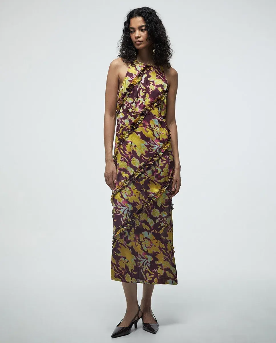 Платье с воланами Sfera, бордовый
Платье с воланами Sfera, бордовый