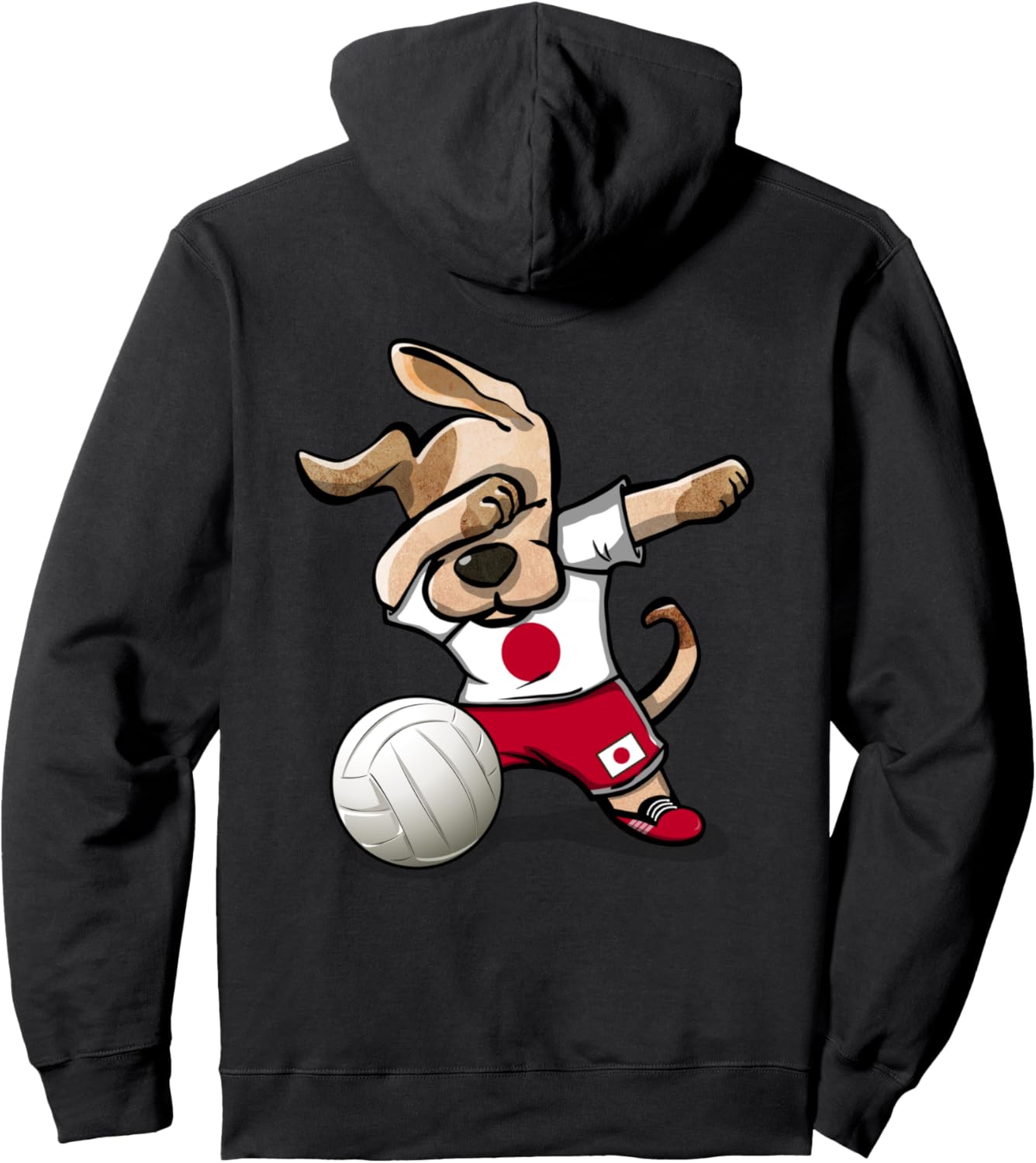 Забавная танцующая японская собака-волейболистка с японским флагом - Толстовка для любителей волейбола из Японии Teeisle Japan Volleyball, черный
Забавная танцующая японская собака-волейболистка с японским флагом - Толстовка для любителей волейбола из Японии Teeisle Japan Volleyball, черный