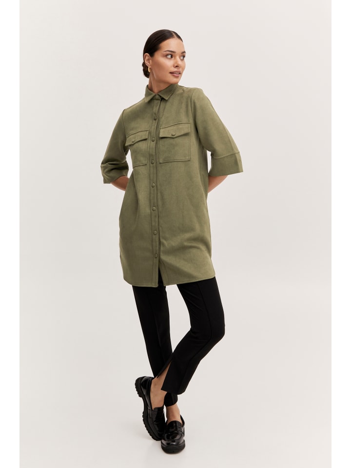 B. young Рубашка BYDOSA - искусственная замша, стандартный крой, цвет Olive Night
B. young Рубашка BYDOSA - искусственная замша, стандартный крой, цвет Olive Night