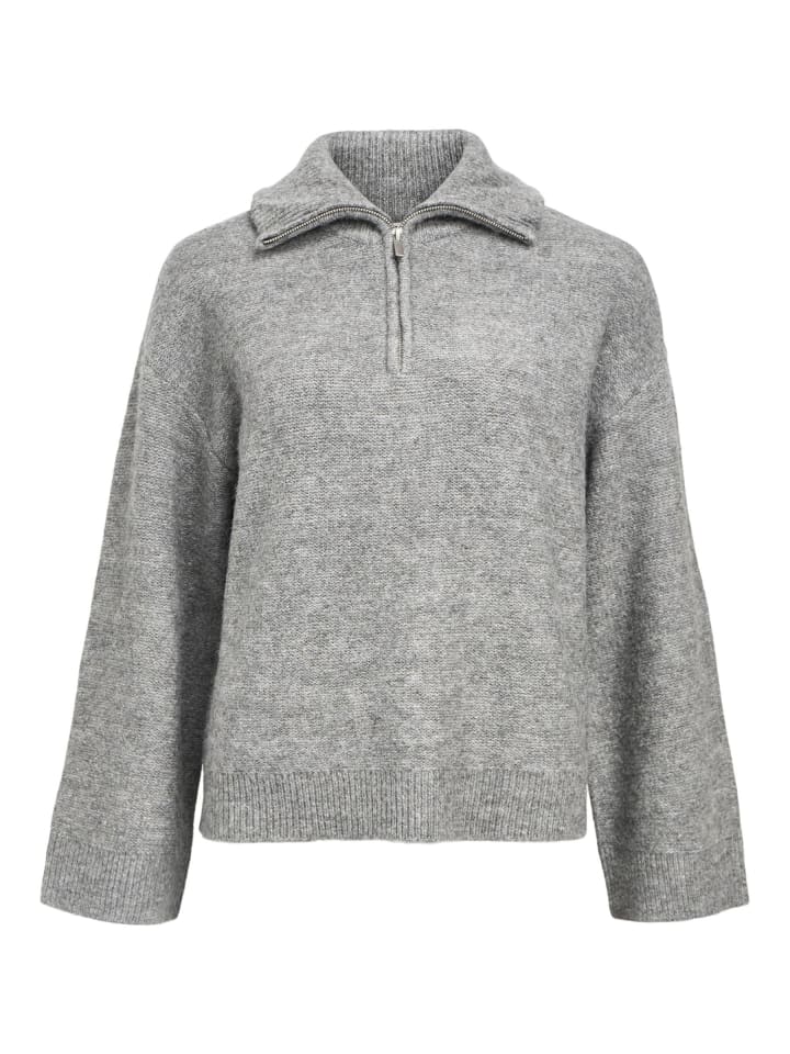 Вязаный свитер в цвете средне-серый меланж Object
Вязаный свитер в цвете средне-серый меланж Object