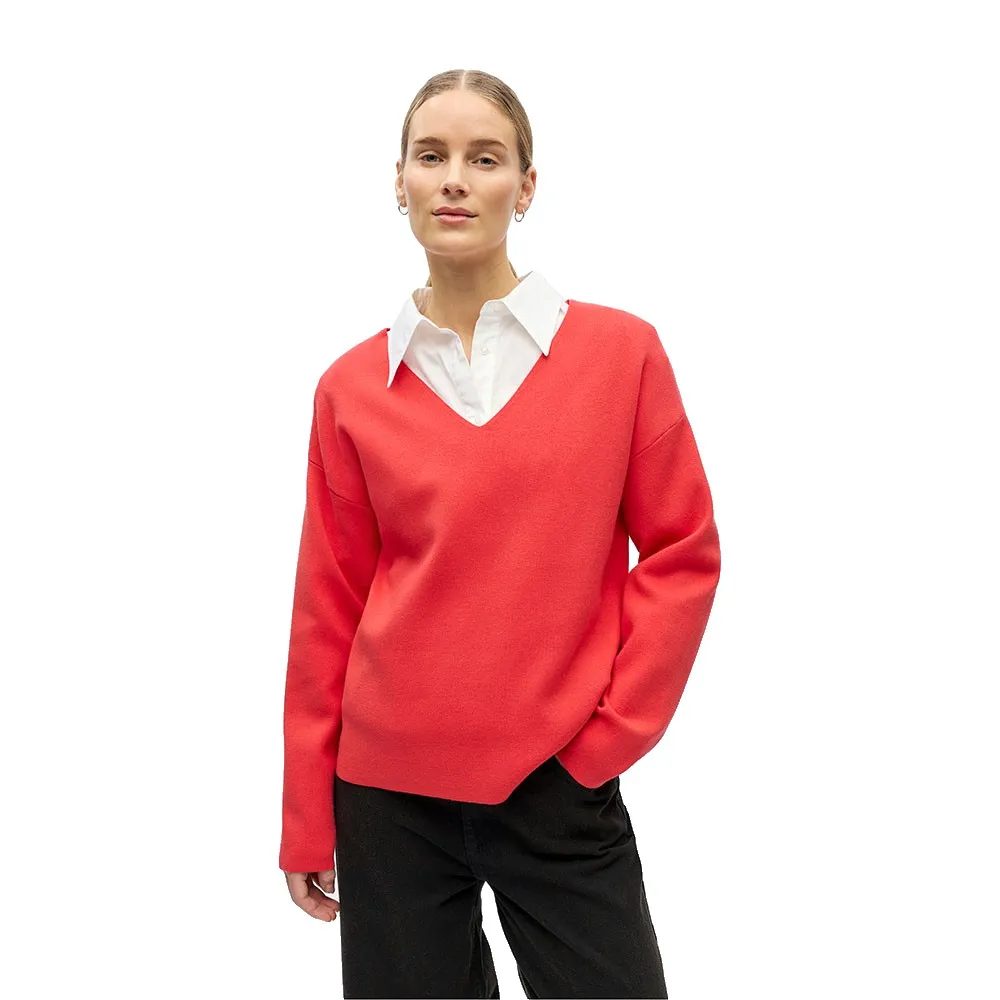 Свитер с V-образным вырезом Object Reynard, оранжевый
Свитер с V-образным вырезом Object Reynard, оранжевый