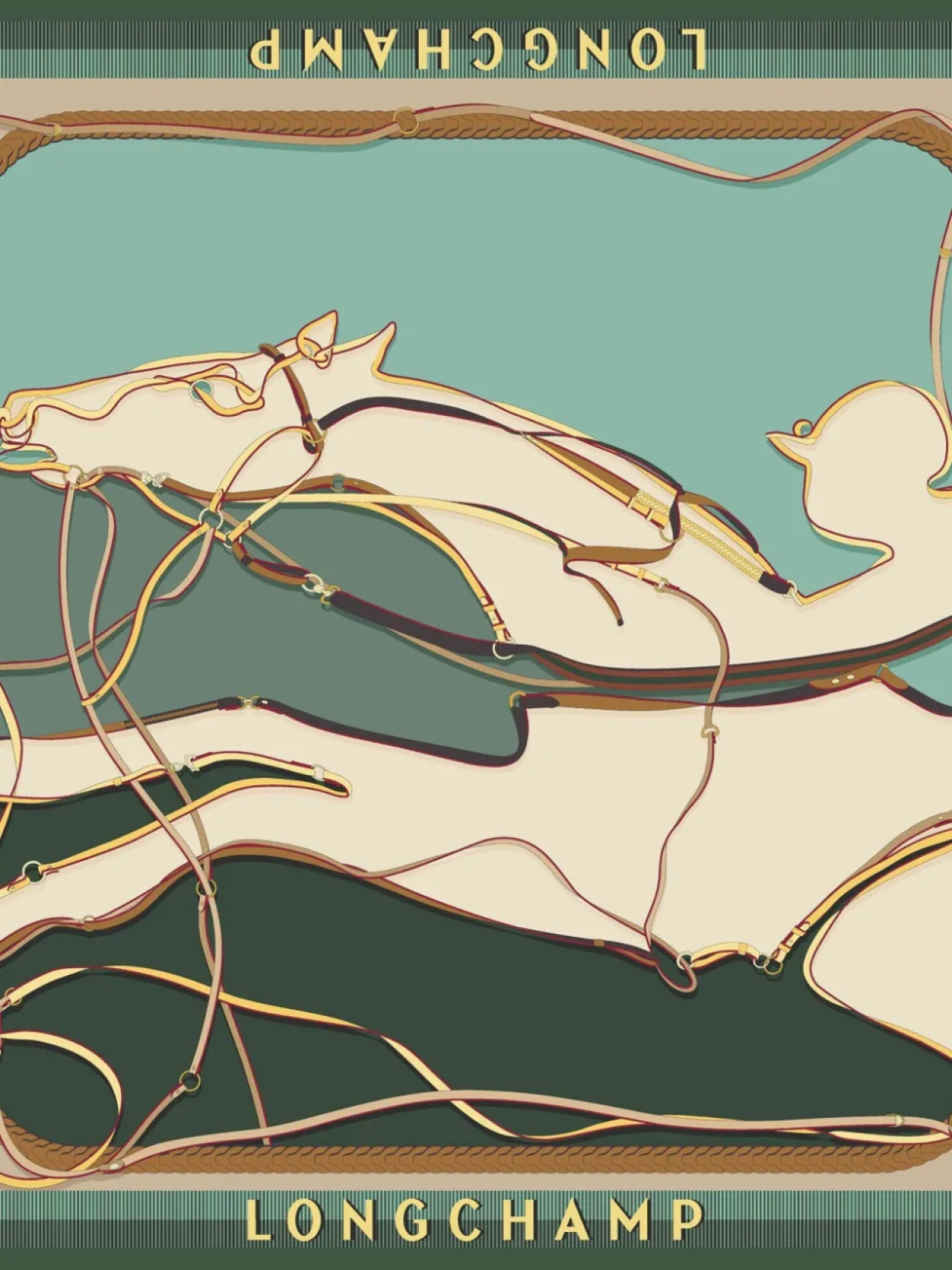 Шелковый шарф с принтом Toute Allure Longchamp, зеленый
Шелковый шарф с принтом Toute Allure Longchamp, зеленый