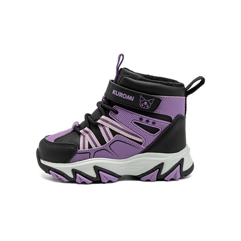 Детские высокие зимние ботинки Kuromi с износостойкой, легкой амортизацией и утолщением голенища Sanrio, черный фиолетовый
Детские высокие зимние ботинки Kuromi с износостойкой, легкой амортизацией и утолщением голенища Sanrio, черный фиолетовый