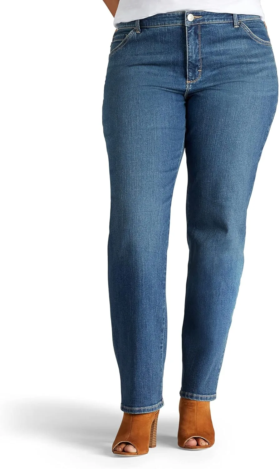 Lee Женские джинсы Plus Size Monroe Straight Leg, классический расслабленный крой
Lee Женские джинсы Plus Size Monroe Straight Leg, классический расслабленный крой