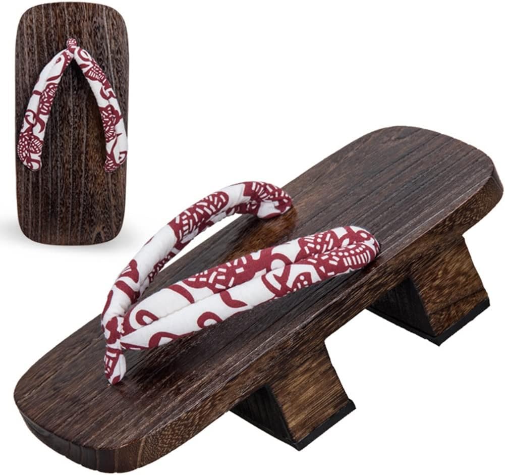 Деревянные сабо с двумя зубцами для мужчин, ретро мужские японские тапочки-вьетнамки на высокой подошве, традиционные японские сабо Гета, высота каблука 5,5 см, ширина 12 см Kitcissl, коричневый
Деревянные сабо с двумя зубцами для мужчин, ретро мужские японские тапочки-вьетнамки на высокой подошве, традиционные японские сабо Гета, высота каблука 5,5 см, ширина 12 см Kitcissl, коричневый