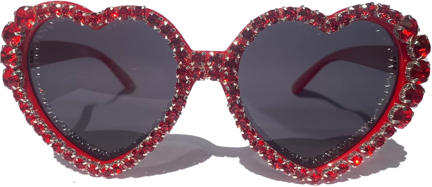 Солнцезащитные очки для женщин с сердечками, стразами, поляризованные, с бриллиантами и кристаллами, дизайнерские, блестящие, для вечеринок, с защитой от ультрафиолета UV400 mincl, Red
Солнцезащитные очки для женщин с сердечками, стразами, поляризованные, с бриллиантами и кристаллами, дизайнерские, блестящие, для вечеринок, с защитой от ультрафиолета UV400 mincl, Red