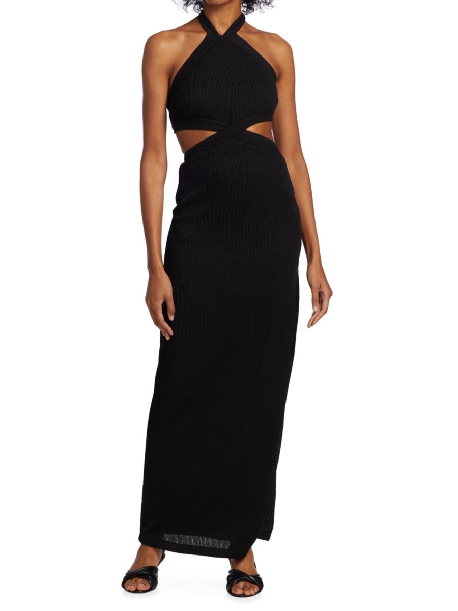 Платье макси с вырезом Cassidy Rumer, черный
Платье макси с вырезом Cassidy Rumer, черный