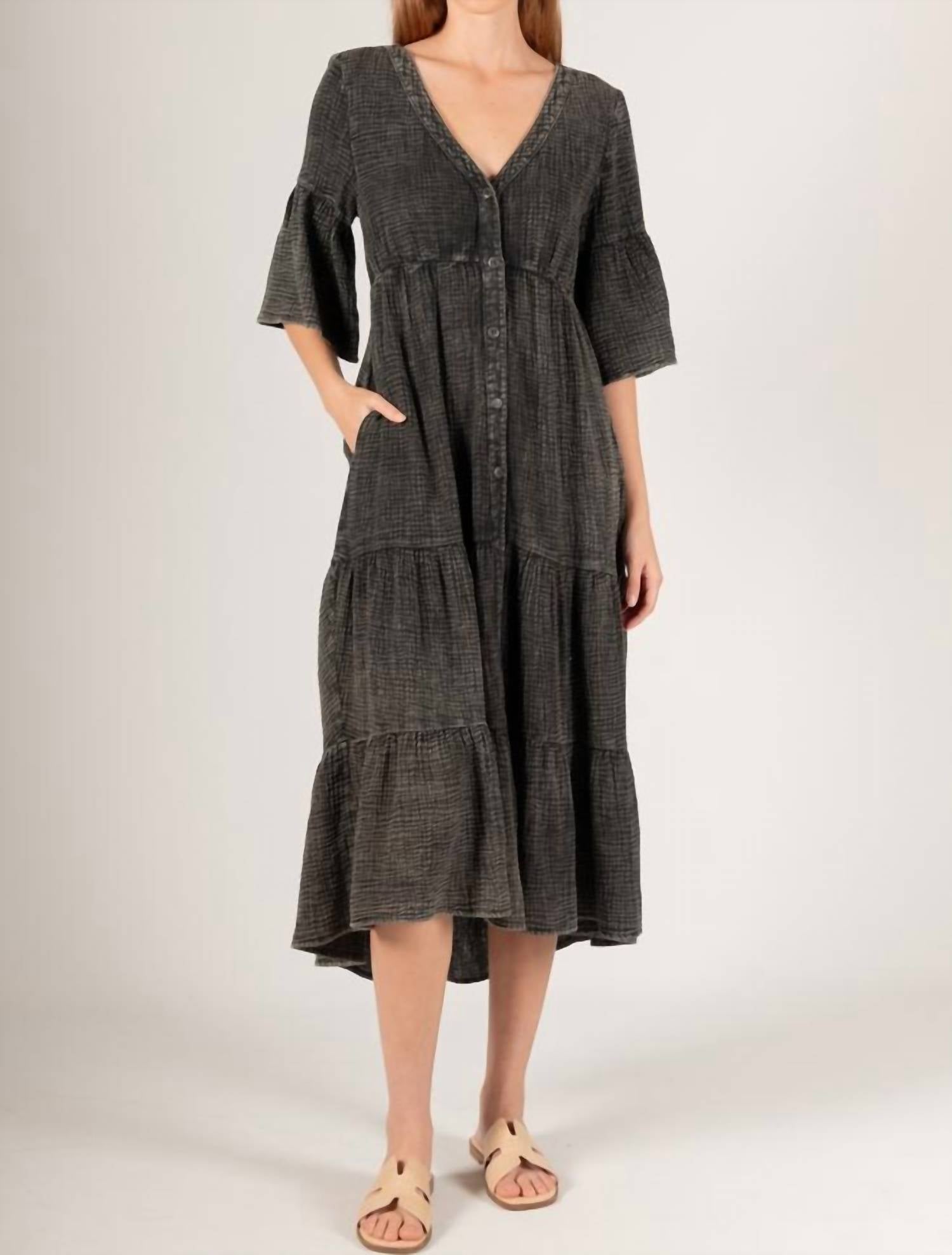 Минеральный принт миди-платье с пуговицами в цвете антрацит Before You Collection, Charcoal
Минеральный принт миди-платье с пуговицами в цвете антрацит Before You Collection, Charcoal