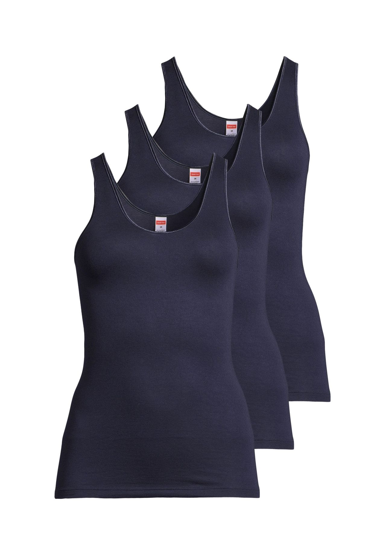 Нижняя рубашка/верхний комплект из 3 модальных изделий -con-ta-, морской
Нижняя рубашка/верхний комплект из 3 модальных изделий -con-ta-, морской